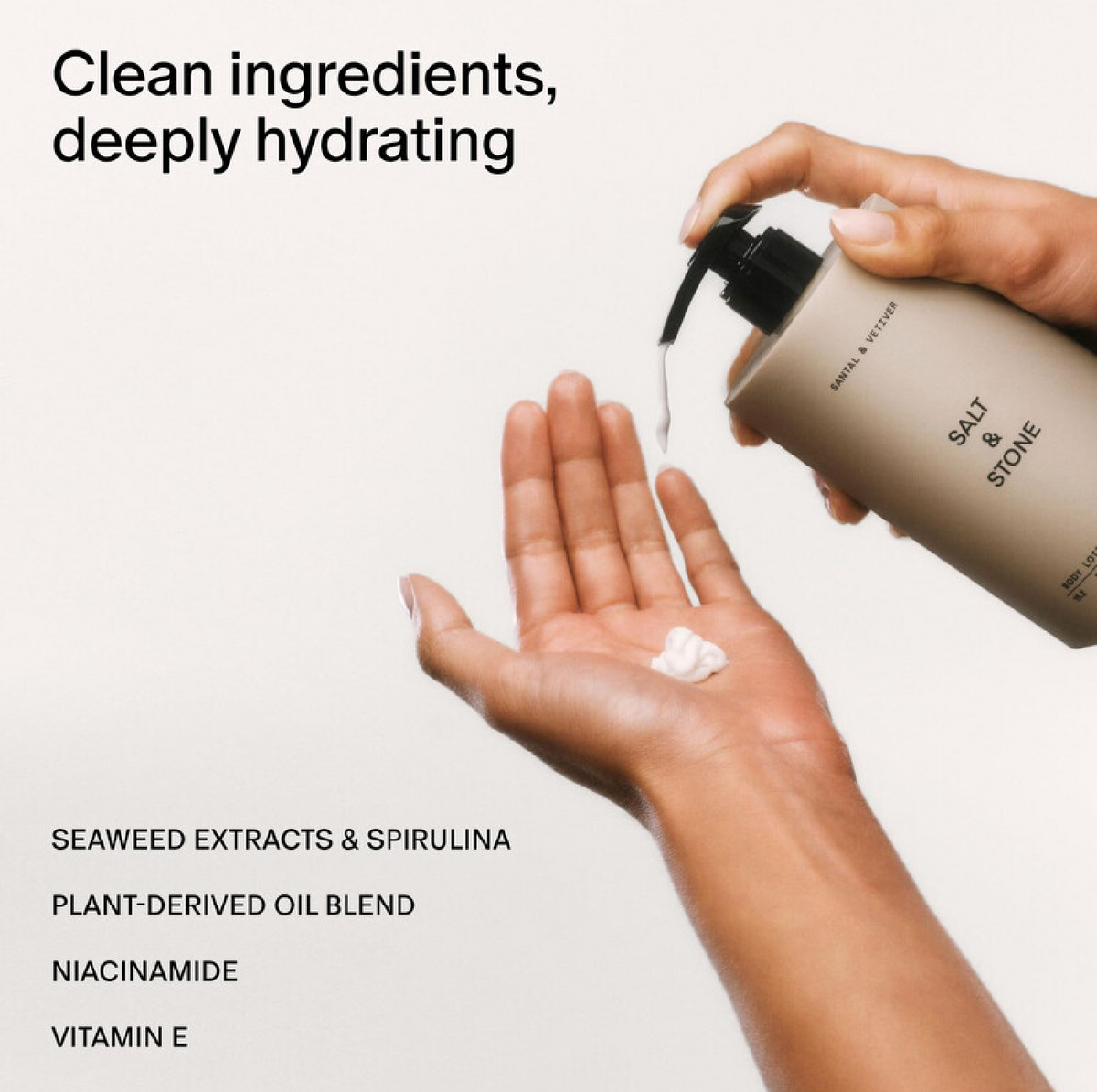 Salt & Stone Bergamot & Hinoki Body Lotion – 15.2 oz / 450 mL, image 4 of 4