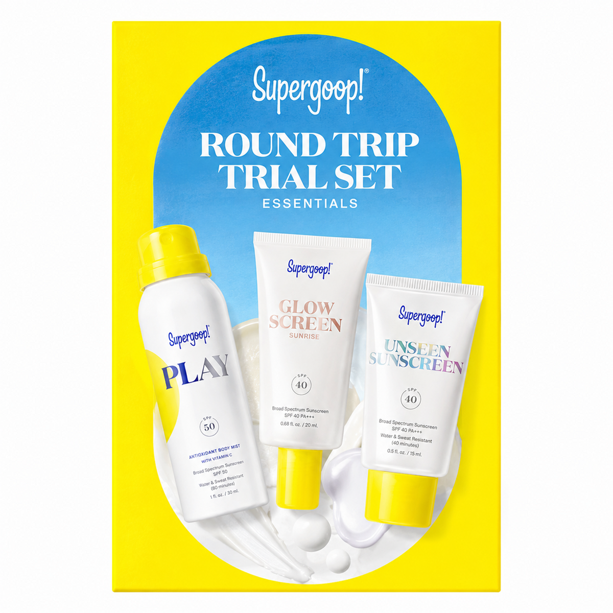 Supergoop! Round Trip Ready SPF Travel Kit