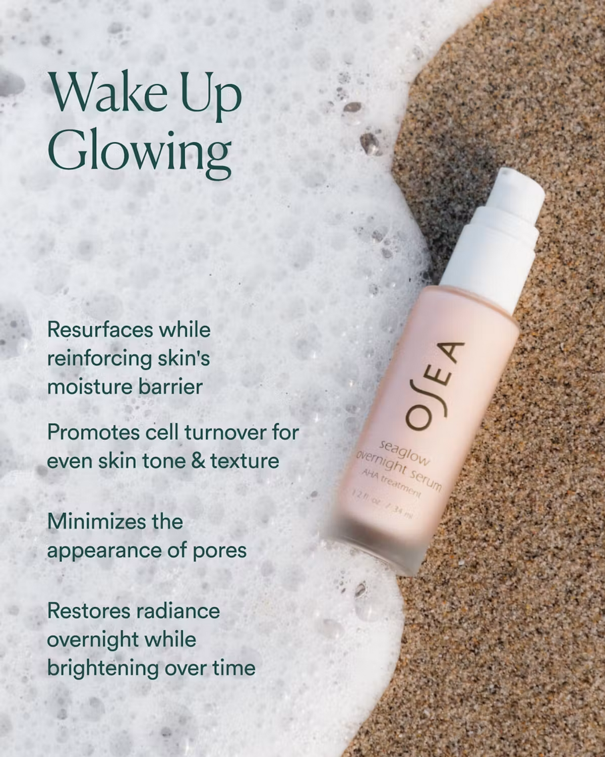 OSEA Osea Seaglow Overnight Serum, 1.2 oz, alternate view