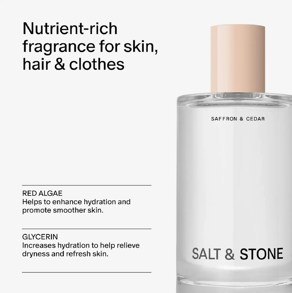 Salt & Stone Saffron & Cedar Body and Hair Fragrance Mist, image 4 of 4