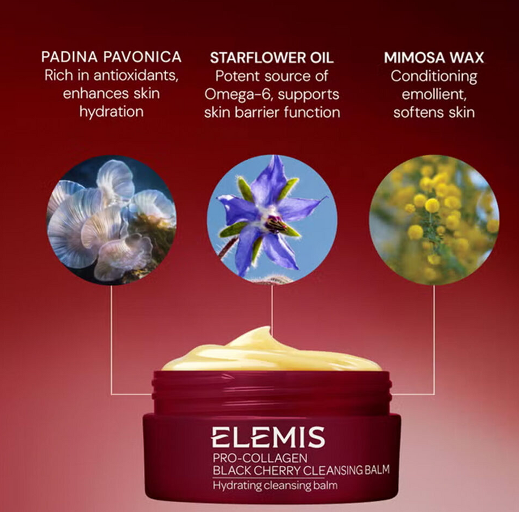 ELEMIS Pro-Collagen Black Cherry Cleansing Balm -Hydrating Cleansing Balm, 100 g, alternate view