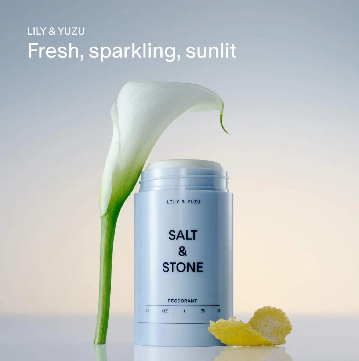 Salt & Stone Lily & Yuzu Deodorant – 2.6 oz / 75 g, image 4 of 4