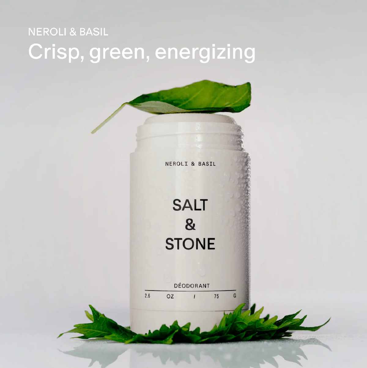 Salt & Stone Neroli & Basil Deodorant – 2.6 oz / 75 g, image 3 of 4