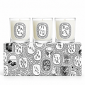 Diptyque Votive Candle Trio Baies Figuier Roses 3ct, 3 count