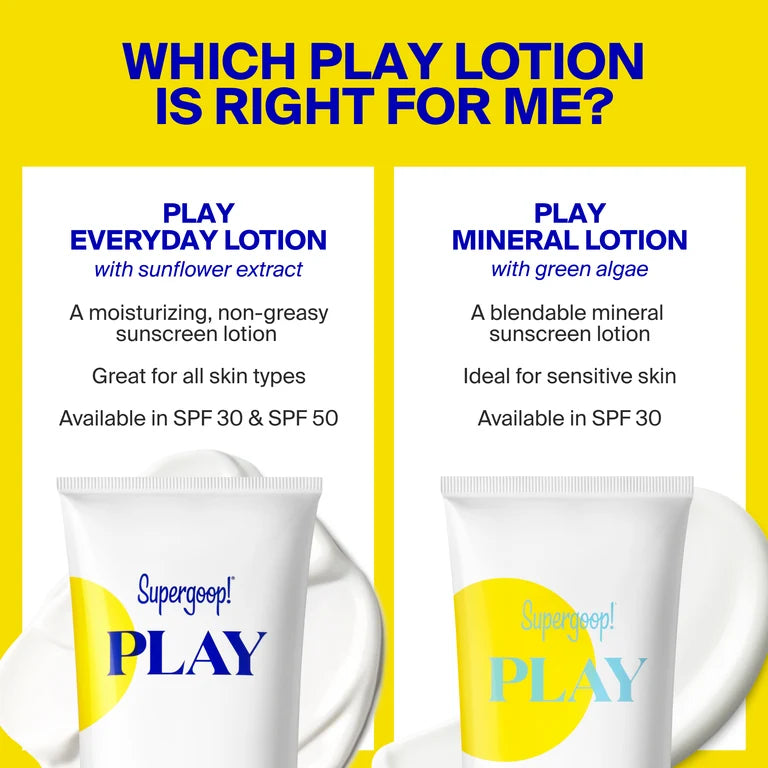 Supergoop! PLAY 100% Mineral Lotion SPF 30 with Green Algae, 3.4 oz / 100 mL, alternate view