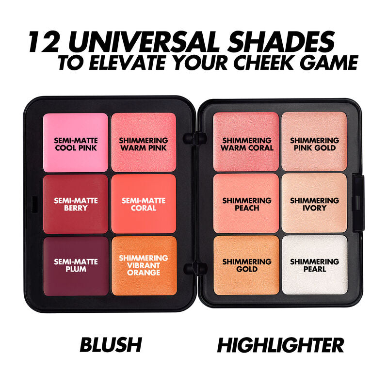 Make Up For Ever HD Skin Blush & Glow Palette, 0.88 oz / 25.2 g, alternate view
