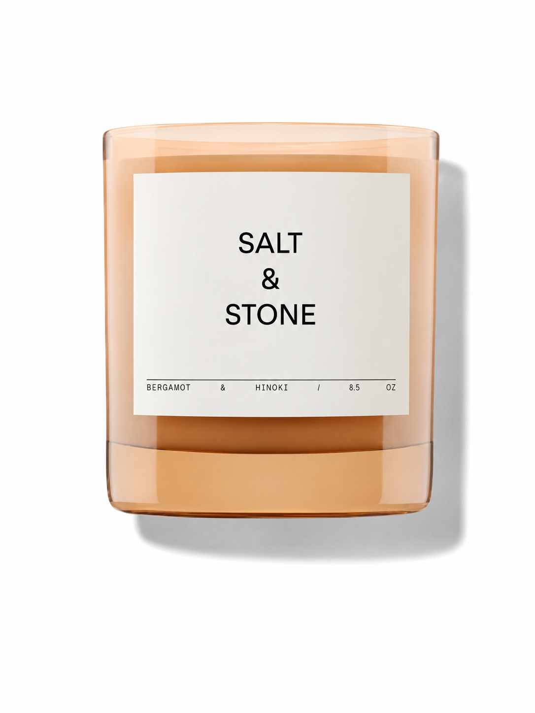 Salt & Stone Bergamot & Hinoki Scented Candle, 8.5 oz