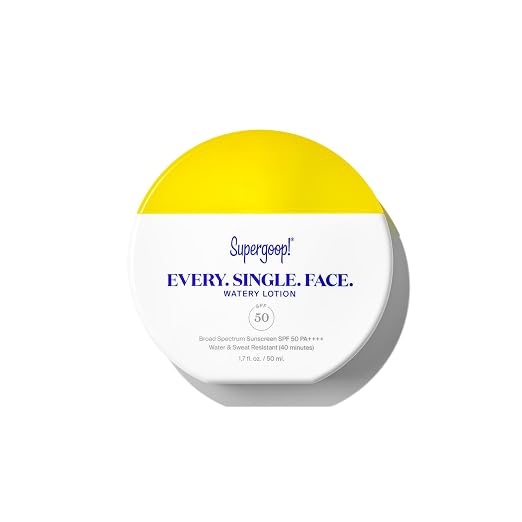 Supergoop! Every. Single. Face. Watery Lotion SPF 50 – 1.7 oz / 50 mL
