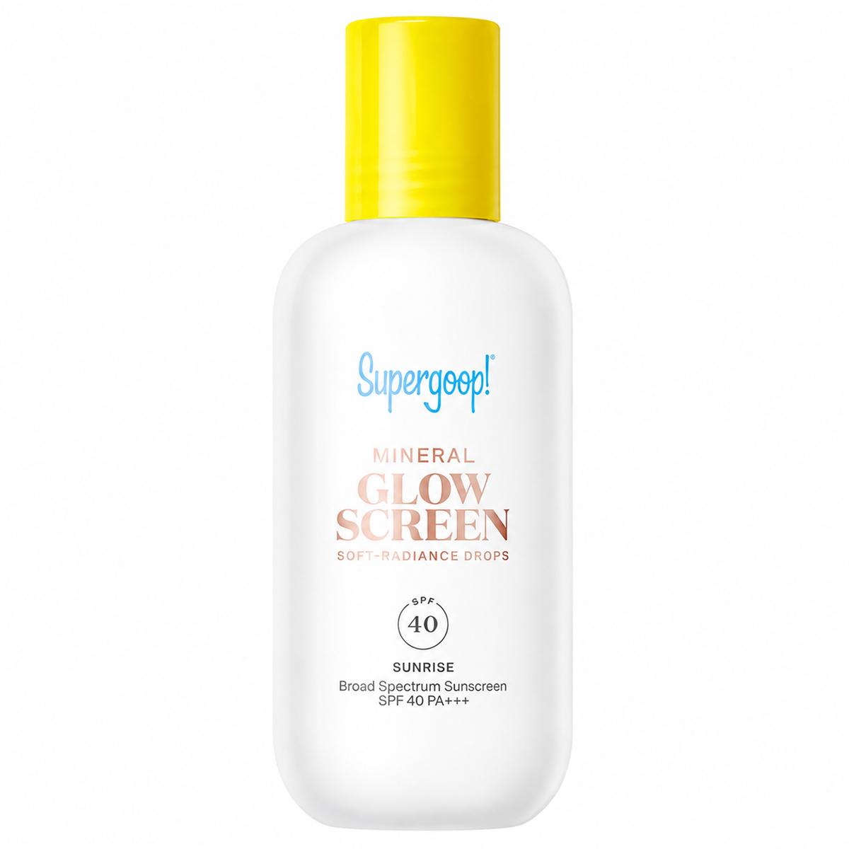 Supergoop! Mineral Glowscreen Drops SPF 40, Sunrise – 50 mL