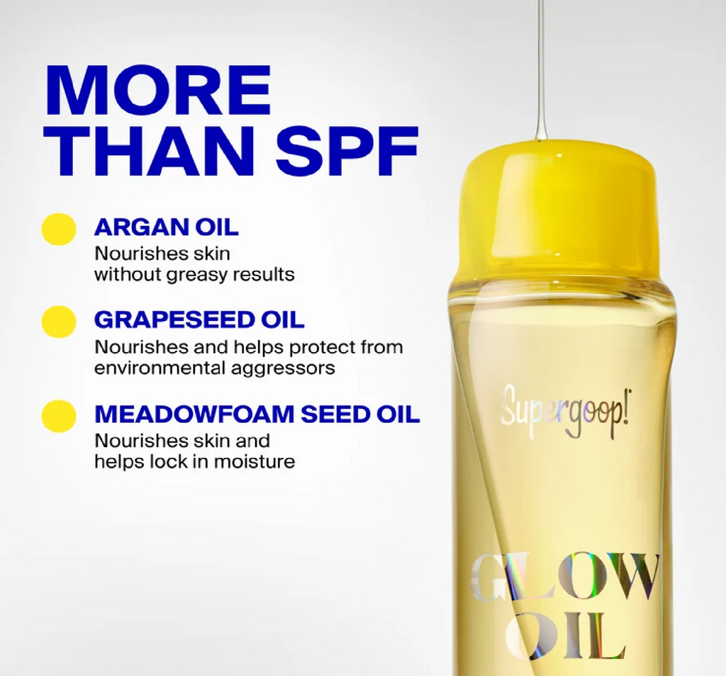 Supergoop! Glow Oil SPF 50 Body Sunscreen – Beach Flower, image 6 of 6