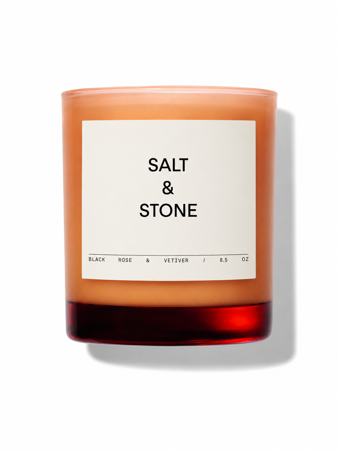 Salt & Stone Black Rose & Vetiver Scented Candle, 8.5 oz